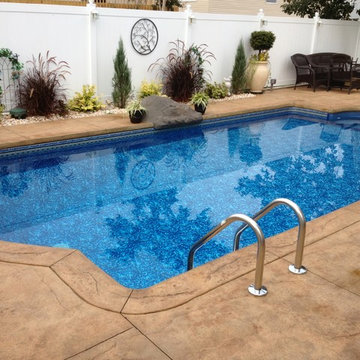 Custom Roman End Pool