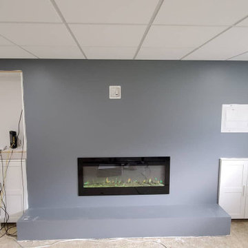 Entertainment Fireplace Wall