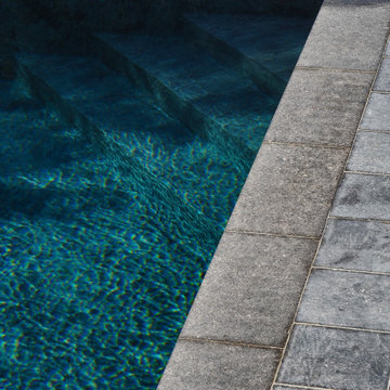 Une piscine intégrée dans le paysage