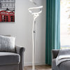Finesse Decor Munich Dimmable Integrated LED 63" Floor Lamp, Silver