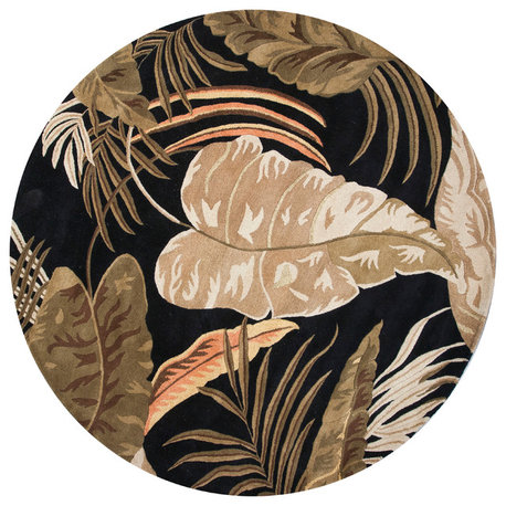 Havana 2616 Midnight Rainforest Rug, 3'3"x5'3"