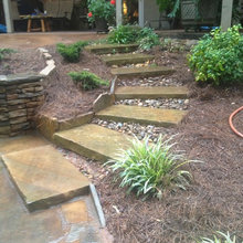 Back yard Steps