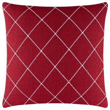 Sparkles Home Rhinestone X Pillow - 16" - Red
