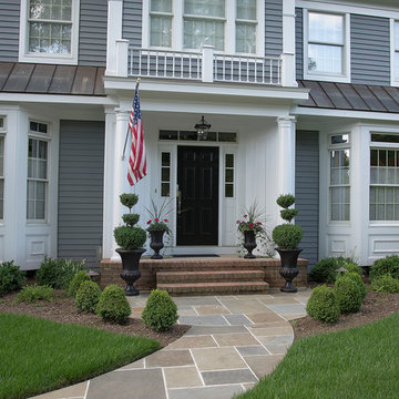 Front Entry with Blue Stone