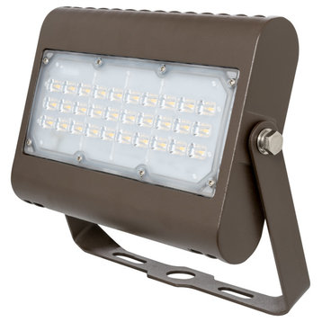 LED Outdoor Flood Lights With Trunnion Mounting, 50W 4000K