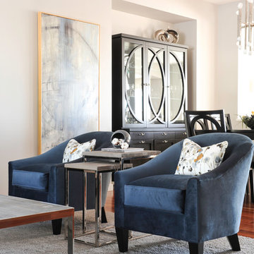 Glamorous Living and Dining Room