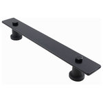 I.A. Decor - Barn Door Handle Black - Industrial, Rustic or Modern Style, Black - This barn door handle features a modern yet rustic or industrial look. Satin black with or without distressing.