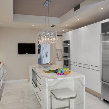 NJ Kitchen with NYC View