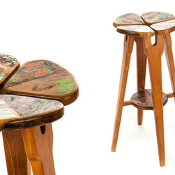 Nuba Bar Stool - Painted - Bar Stools And Counter Stools