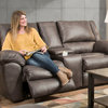 Shiloh Granite Double Motion Loveseat With Console