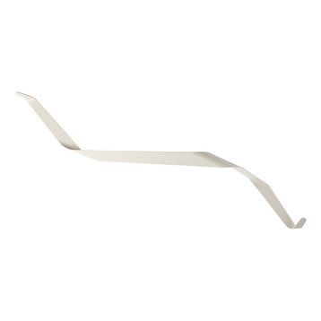 Large Twist Wall Hook, Light Grey