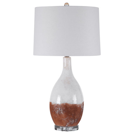 Durango Rust White Table Lamp