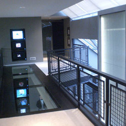 Back Lit Acid Etch Glass Water Feature - Products