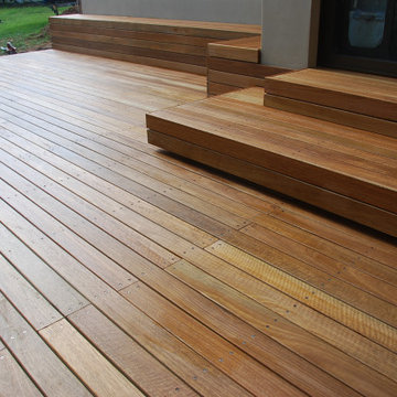 Spotted gum deck