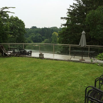Aluminum and Glass Deck Railings - 114