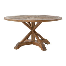 50 Most Por Rustic Round Dining Room Tables For 2018 Houzz Four Hands Furniture Hughes Opio Round Dining Table Tables