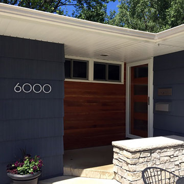 modern house numbers - customer photo