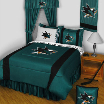 NHL San Jose Sharks Bedding and Room Decorations
