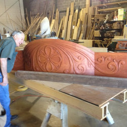Hand Carved Alder Vanity Front - Bathroom Vanities And Sink Consoles