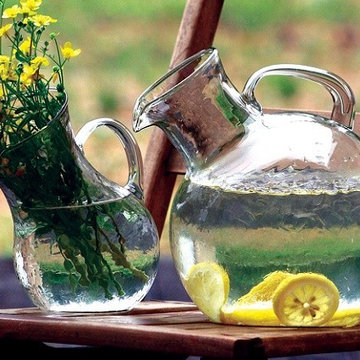 andcrafted tilted Pitchers