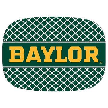 GB3112-Gold Baylor on Green Chelsea  Glass Cutting Board
