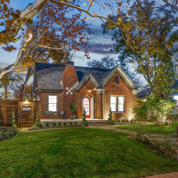 East Dallas Tudor with Pool House and Sauna