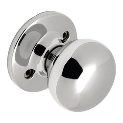 Designers Impressions - Bedford Series Polished Chrome Door Knobs, Dummy Knob - Doorknobs