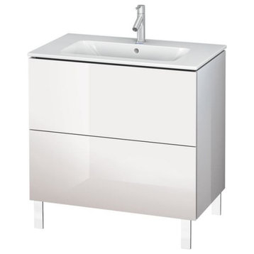Duravit L-Cube LC662602222 32-1/4" Floor Standing Single Bathroom Vanity w/ Two