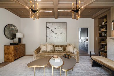 Trendy living room photo in Los Angeles
