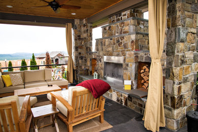 Inspiration for a craftsman patio remodel in Portland