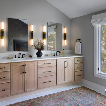 Lighted Medicine Cabinets with Integrated Outlets