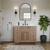 The Wailea Bathroom Vanity, Single Sink, 42", Weathered Fir, Freestanding