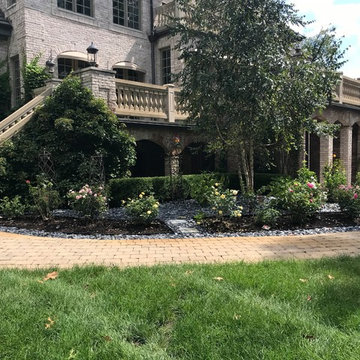 Formal  Patio Rose Garden- finished design
