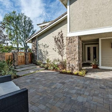 Paver driveway and patio for Westlake Village Remodel