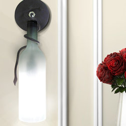 Epicureanist Vine & Wine Bottle Sconce Light - Novelty Lighting