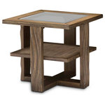 AICO/Michael Amini - AICO Michael Amini Kathy Ireland Del Mar Sounds End Table - Perfection is only one step away with the Del Mar Sound End Table. With two places to display your best decor and accents, carved crossbanding, and a warm weathered design, your home will find its natural beauty instantly.