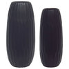 Ceramic 14" Vase, Black