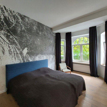 Düsseldorf, neu entstandenes Schlafzimmer.