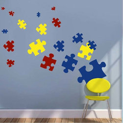 Puzzle Piece Wall Decals - Wall Decals