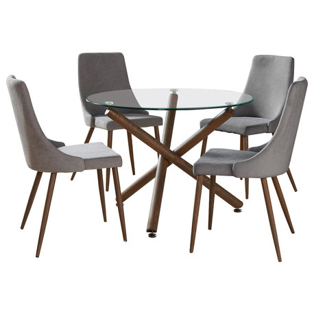 5-Piece Modern Dining Table Set