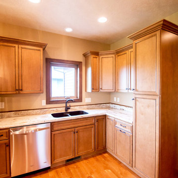 Kitchen features open layout and connects to mudroom