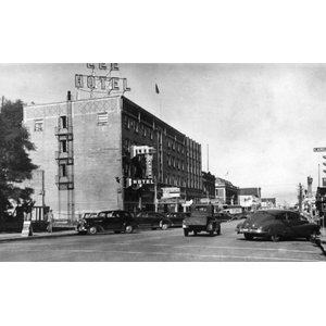 Port Angeles Washington View Of Main Street Print