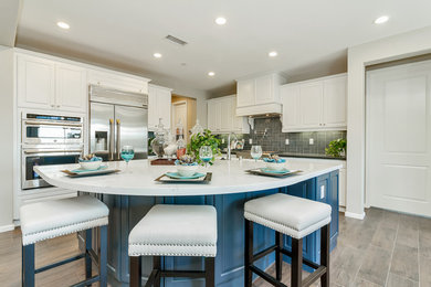 Kitchen - coastal kitchen idea in Orange County