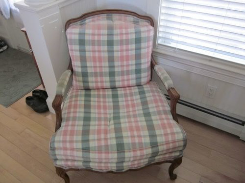 Craigslist Chair Re Born 1st Upholstery Attempt