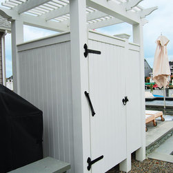 Custom Pergola Shower Enclosure - Awnings