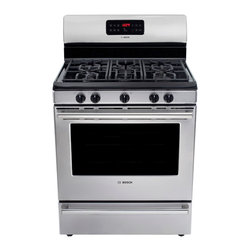 Bosch 500 Series 30" Gas Freestanding Range, Stainless Steel | HGS5053UC - Gas Ranges And Electric Ranges