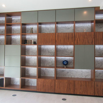 Walnut Wall Units
