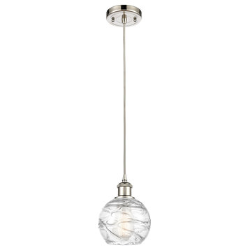 INNOVATIONS LIGHTING 516-1P-PN-G1213-6 Small Deco Swirl 1 Light Mini Pendant