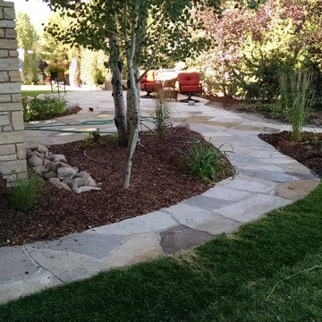Major redo of a landscape for a quaint home in Steamboat