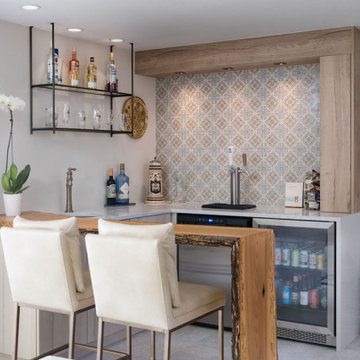 Collections and Heirlooms Inform Basement Remodel